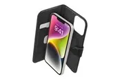 SBS iPhone 14/13 wallet case with a slim design card slot and magnetic fastening compatible with MagSafe charging - Black