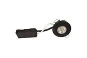 Scan Products Luna lp 230v dimmable flicker free 6.2w 3000k cri95 ip44 matt black round
