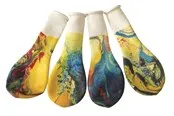 SCANSEASON Balloon Latex marble pattern 23cm 8 pcs