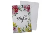 SCANSEASON Card with envelope flower congratulations11*17cm