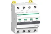 Schneider Electric Combination switch Acti 9 iC60 4P 32A 30mA B characteristic 6kA class A