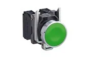 Schneider Electric Harmony push button complete with spring return and flat tou