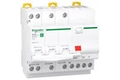 Schneider Electric Resi9 XP RCBO/combination switch 3PN C-characteristic 10A 6kA 30mA class A 90mm