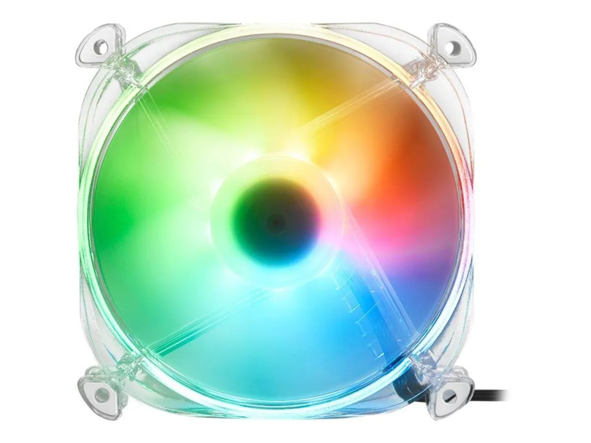 Sharkoon SHARK Disc PWM - Gehäuselüfter - 120mm - Weiß