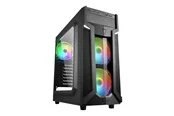 Sharkoon VG6-W RGB - mid tower - ATX - Gehäuse - Tower - Schwarz