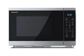 Sharp Classic series YC-MS252AE-S - microwave oven - freestanding - black / silver