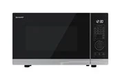 Sharp Premium series YC-PG254AE-S - microwave oven with grill - freestanding - silver