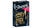 Sharpie Metallic-Permanentmarker | feine Spitze | Gold | 12er-Box