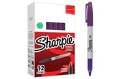 Sharpie Permanent Marker | Marker Stifte mit feiner Spitze | lila permanente Tinte | 12 Stück Market Set