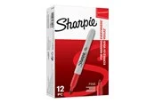 Sharpie Permanent Marker | Marker Stifte mit feiner Spitze | Rot | 12 Stück Market Set