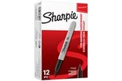 Sharpie Permanent Marker | Marker Stifte mit feiner Spitze | schwarz | 12 Stück Market Set