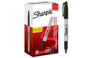 Sharpie Permanent Marker | Marker Stifte mit feiner Spitze | schwarz | 24 Stück Market Set