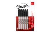Sharpie Permanent Marker | Marker Stifte mit feiner Spitze | schwarz | 5 Stück