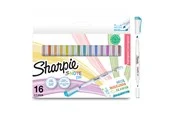 Sharpie S-Note Duo Textmarker | Kreativmarker in Pastelltönen mit beidseitiger Spitze | Patronen- und Keilspitze zum Markieren, Zeichnen, Schreiben und mehr | 16 Stück