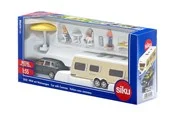 SIKU 1:55 Car With Caravan