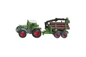 SIKU Tractor W Forestry Trailer