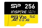 Silicon Power Inspire - flash memory card - 256 GB - microSDXC UHS-I U3