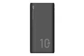 Silicon Power QP15 power bank - Li-pol - 2 x USB 24 pin USB-C - 18 Watt Powerbank (Akku) - schwarz - 10000 mAh