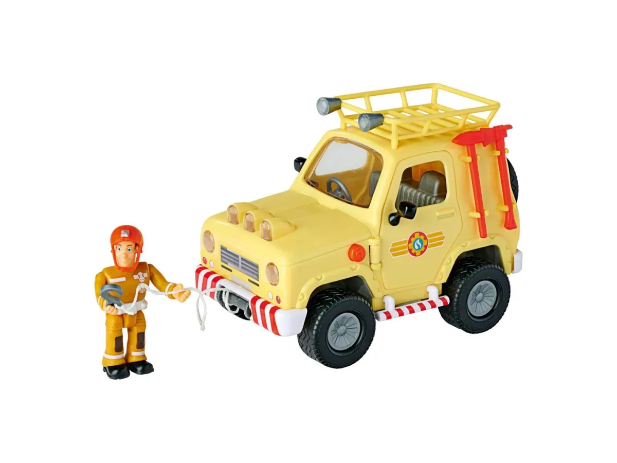 Simba Fireman Sam Mountain 4x4 Jeep with Figure