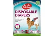 Simple Solution Disposable Diapers Female 2XL (12-Pack)