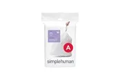 Simplehuman Code A maßgeschneiderte Müllbeutel, Packung mit 30, weiß