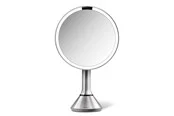 Simplehuman Sensor-Spiegel mit Touch-Control-Helligkeit und doppelter Lichtfunktion, gebürstet