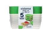 Sistema Meal Prep 5 Pack - 870 ml