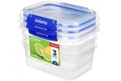 Sistema Rectangle Klip It Plus 3 Pack 1L