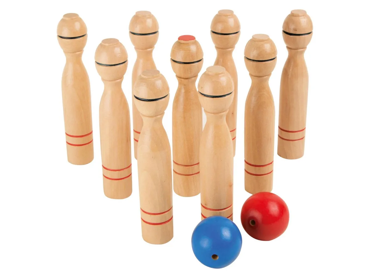 Small Foot - Wooden Bowling Game 11 pcs.