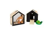 Small Foot - Wooden Rabbit Hutch with Rabbit Plush 15 pcs.