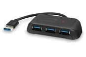 Speed-Link SNAPPY EVO USB-Hubs - USB 3.1 - 3 - Schwarz