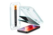 Spigen Glass tR EZ Fit (Privacy) 2 Pack - Transparency - iPhone 17 Pro/16 Pro/17
