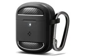 Spigen Rugged Armor matte black - Google Pixel Buds Pro 2/Pro