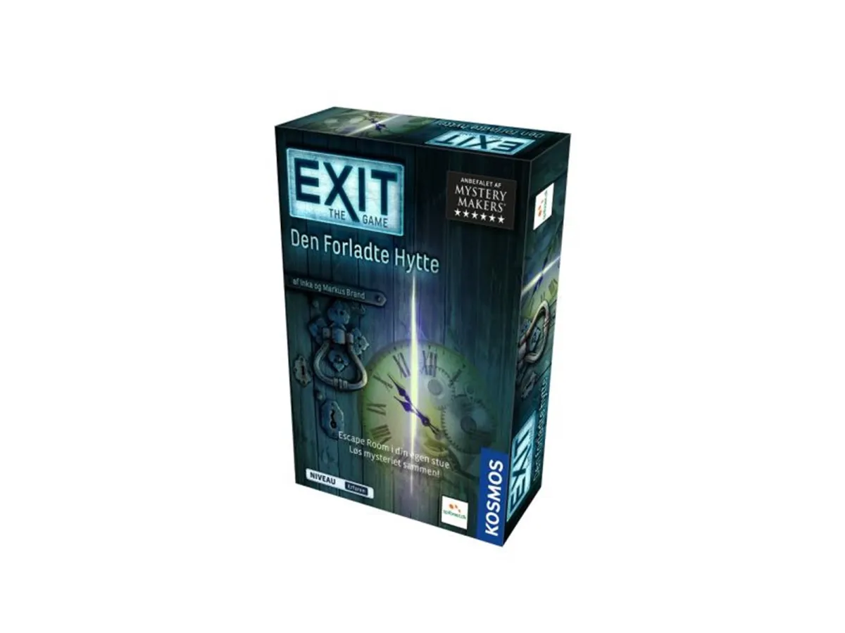 Spilbræt EXIT 1: Den forladte Hytte (DA)