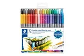 Staedtler Double-ended fibre-tip pens 72pcs