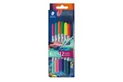 Staedtler Fibre tip pen 2tips twin color 6pc