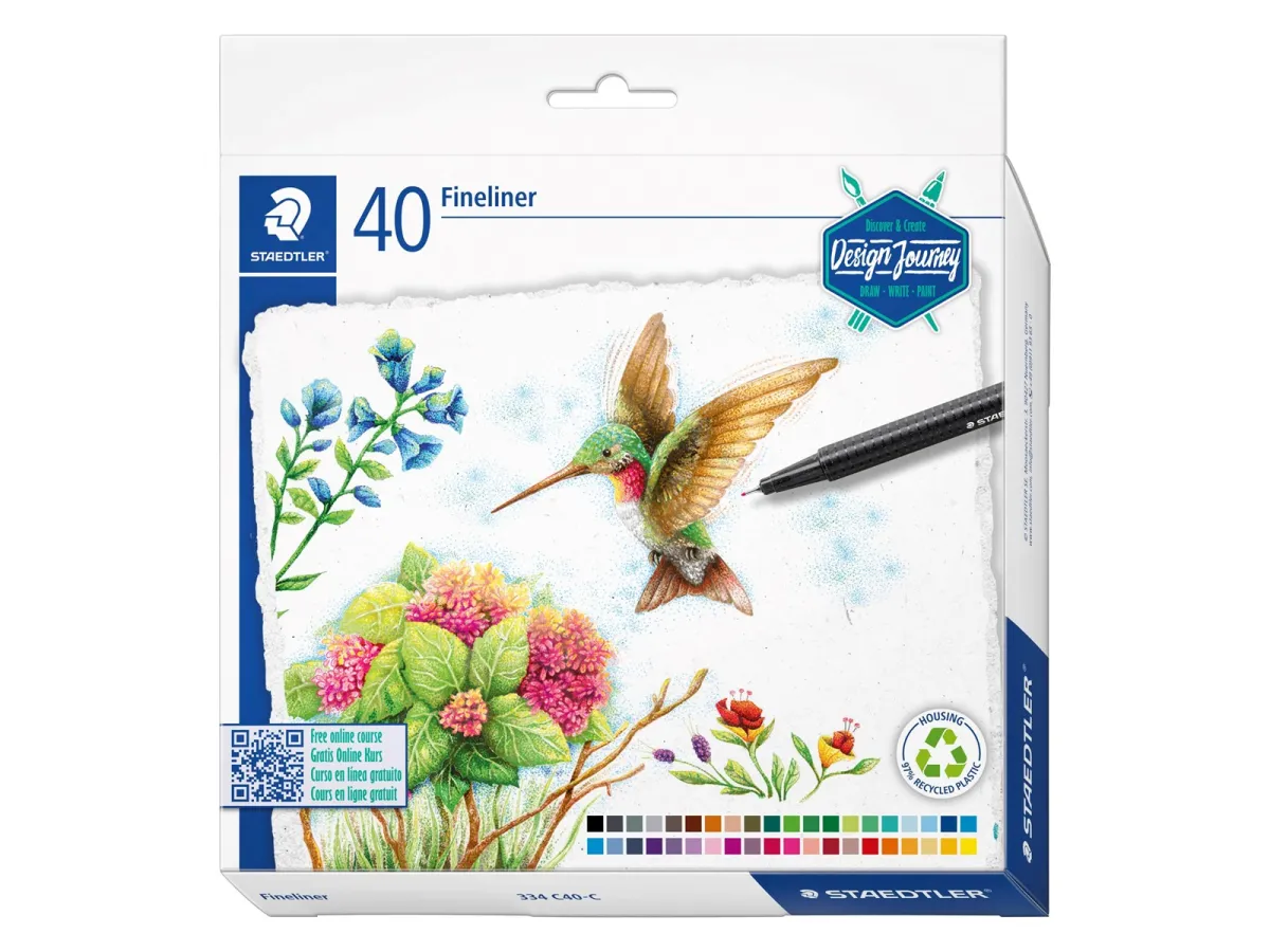 Staedtler Fineliner triplus rPP.40pcs