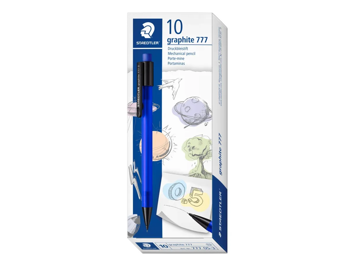Staedtler Mechanical pencil graph.B 10 pcs 05mm Blue