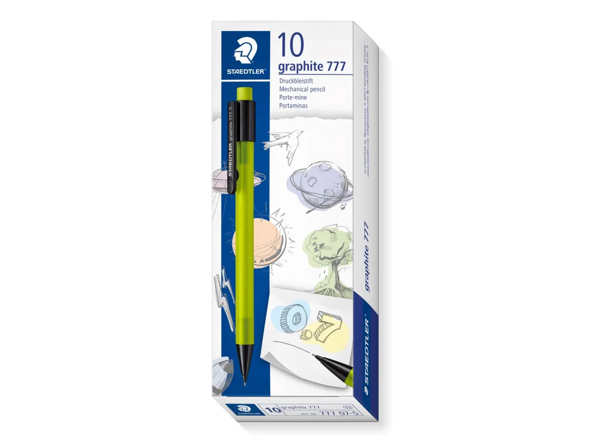Staedtler Mechanical pencil graph.B 10 pcs 07mmGreen