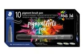 Staedtler pigment brush pen 10 pcs mauve