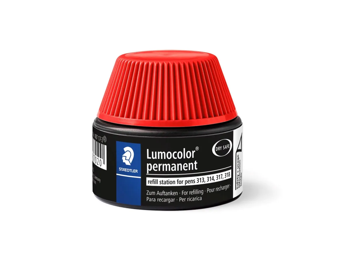 Staedtler Refill ink Lumocolor permanent Red 4 pcs.