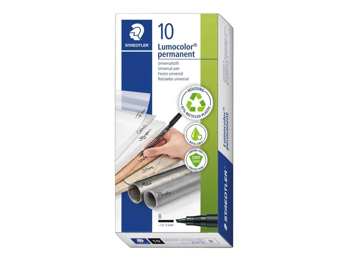 Staedtler Universal pen Lumocolor perm B.10 pcs blue