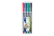 Staedtler Universal pen Lumocolor perm M 4pcs