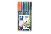 Staedtler Universal pen Lumocolor perm M 6pcs