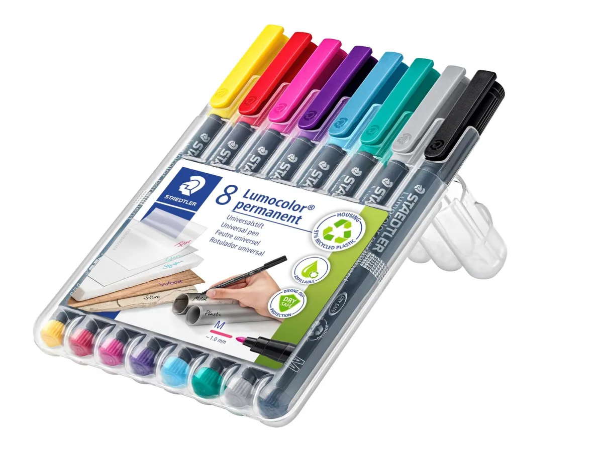 Staedtler Universal pen Lumocolor perm M 8pcs