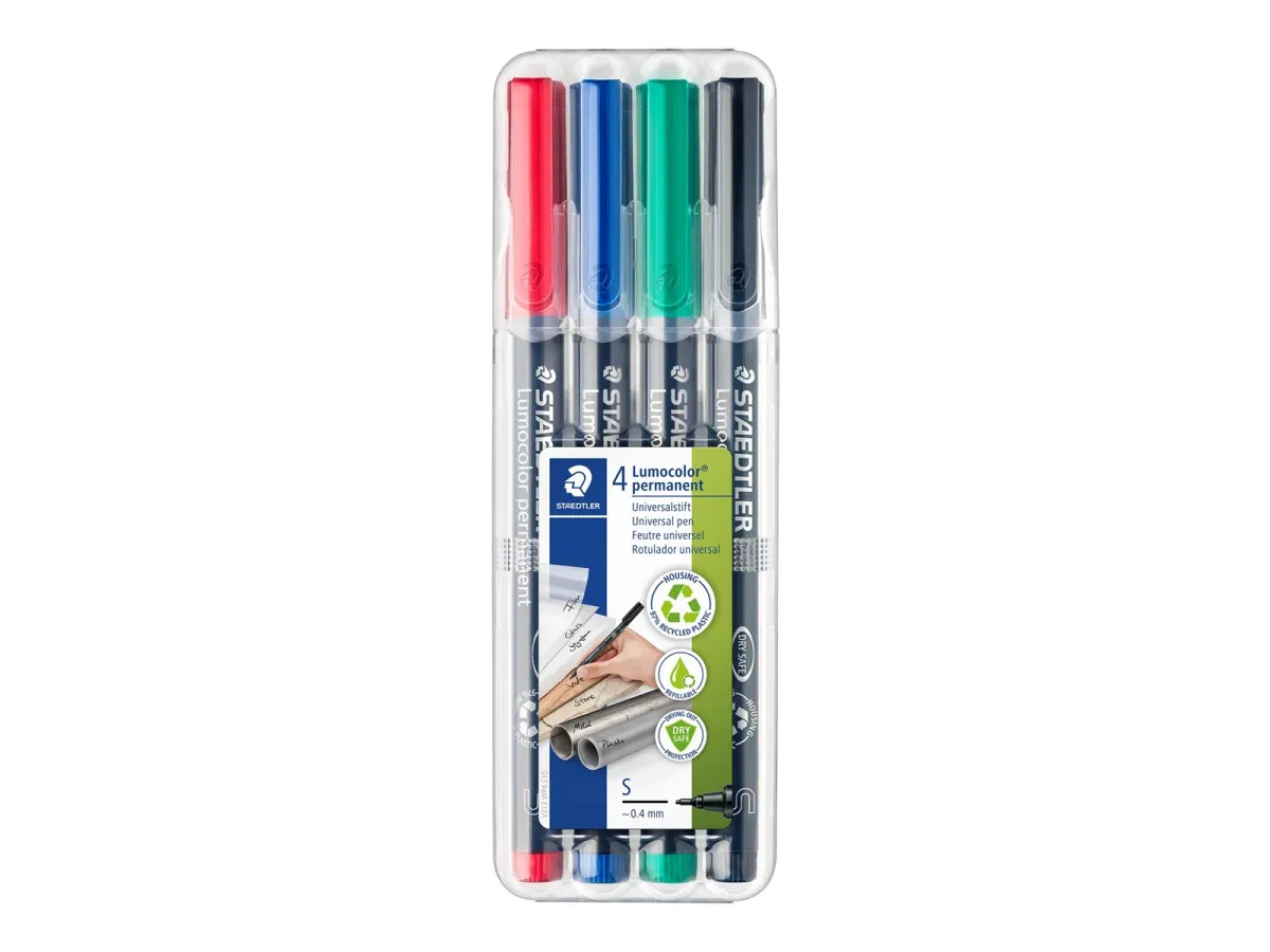 Staedtler Universal pen Lumocolor perm S 4pcs
