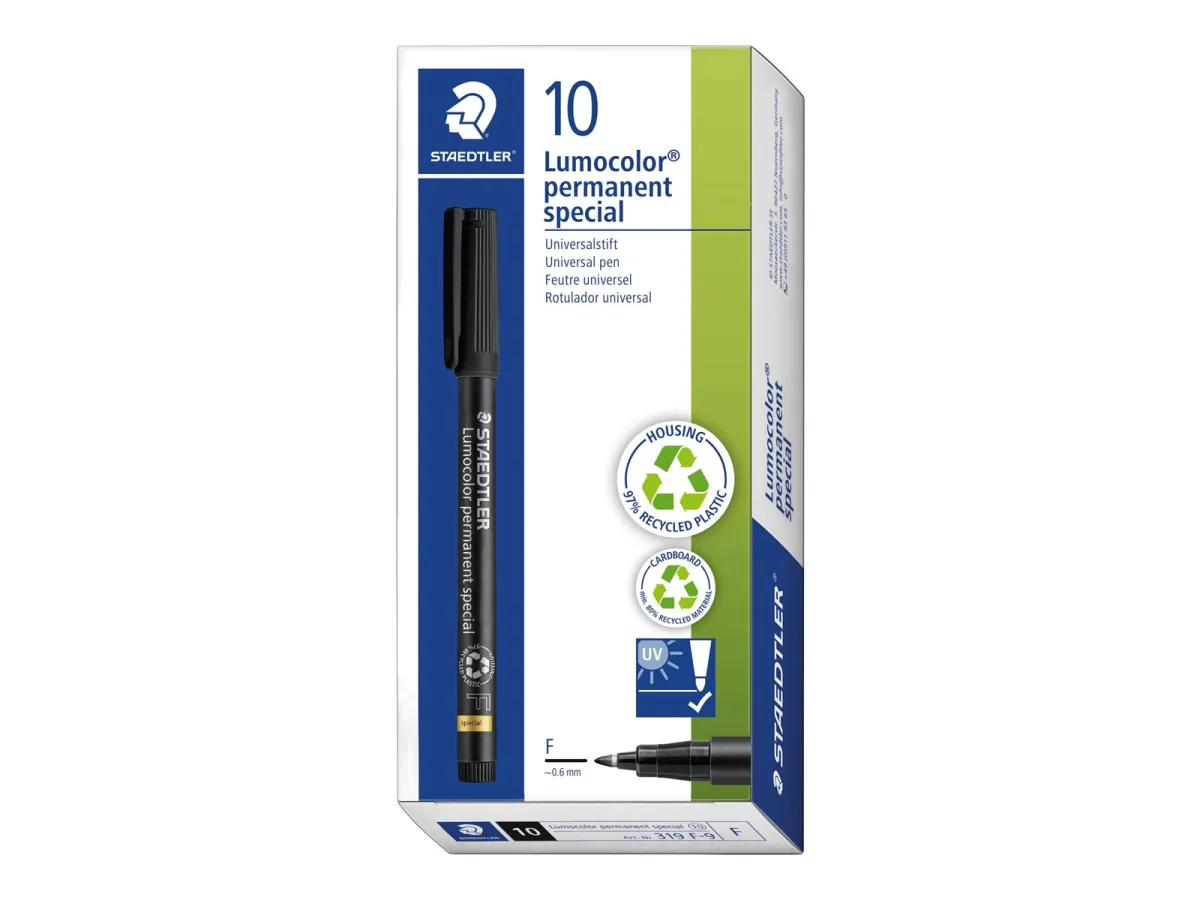 Staedtler Universal pen Lumocolor spec F red 10 pcs