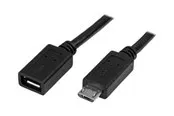 StarTech.com 0.5m / 20in Micro-USB Extension Cable - M/F - USB forlængerkabel - 50 cm