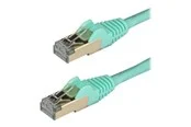StarTech.com 0.5m Aqua Cat6a / Cat 6a Shielded Ethernet Patch Cable 0.5 m - patch cable - 50 cm - aqua - 0.5 meter