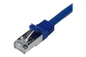 StarTech.com 0.5m Blue Cat6 / Cat 6 Shielded (SFTP) Patch Cable 0.5 m - patchkabel - 50 cm - blå